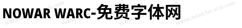 nowar warc字体转换